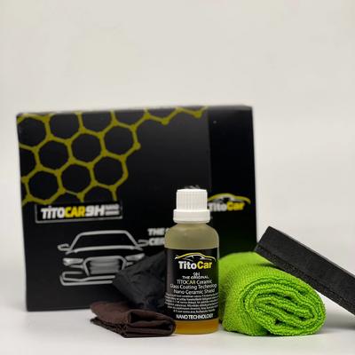 TitoCar 9 h nano 1 yıllık cam seramik kaplama 50 ml