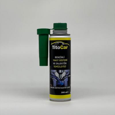 TitoCar Benzinli Yakıt Sistemi Ve Enjektör Temizleyici 300ml