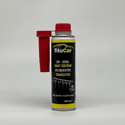 TitoCar Dizel Yakıt Sistemi Ve Enjektör Temizleyici 300ml